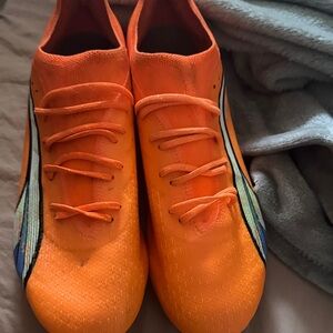 Puma Orange Athletic Shoes